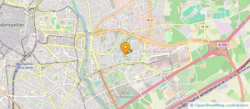 localisation de l'entreprise MADAME CAMILLE SONALLY à MONTPELLIER