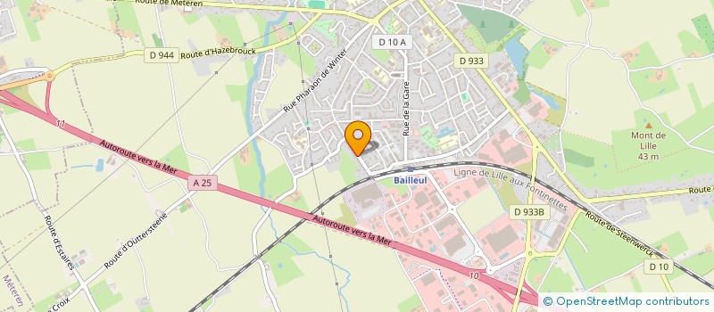 localisation de l'entreprise MADAME CAMILLE SONNEVILLE à BAILLEUL
