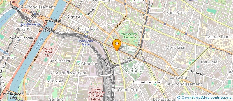 localisation de l'entreprise MADAME CAMILLE SOULET  LYON