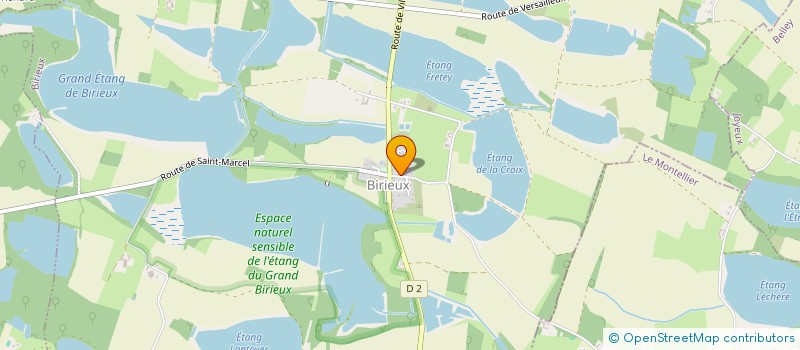 localisation de l'entreprise MADAME CAMILLE SOULIE  BIRIEUX