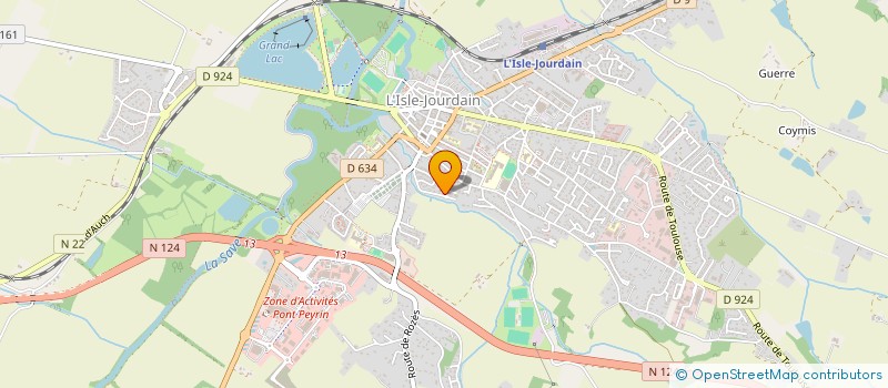 localisation de l'entreprise MADAME CAMILLE SOUSTRE  L'ISLE-JOURDAIN