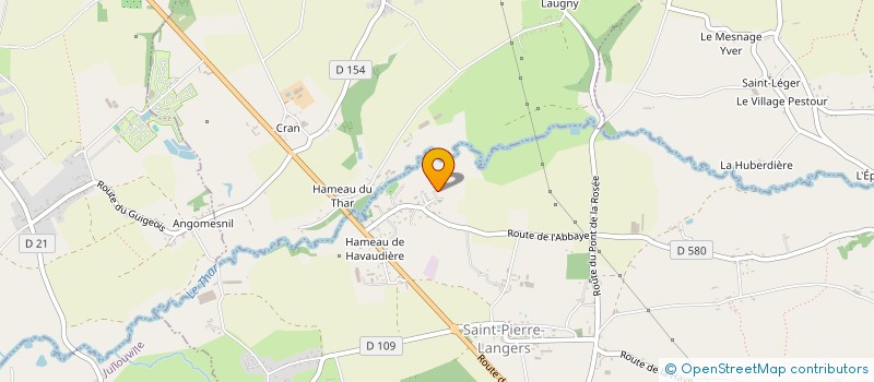 localisation de l'entreprise MADAME CAMILLE SPANHOVE  SAINT-PIERRE-LANGERS