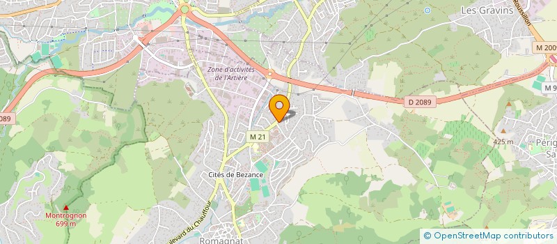 localisation de l'entreprise MADAME CAMILLE SPEZIALE  ROMAGNAT