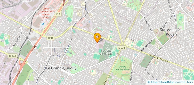 localisation de l'entreprise MADAME CAMILLE SPIRCKEL  LE PETIT-QUEVILLY