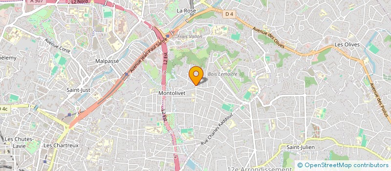 localisation de l'entreprise MADAME CAMILLE SPITALIER à MARSEILLE
