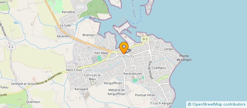 localisation de l'entreprise MADAME CAMILLE SQUIBAN  LOCTUDY