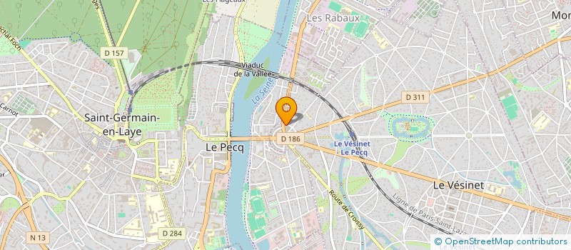 localisation de l'entreprise MADAME CAMILLE SRUN à LE VESINET