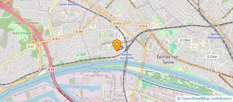 localisation de l'entreprise MADAME CAMILLE STANA à EPINAY-SUR-SEINE