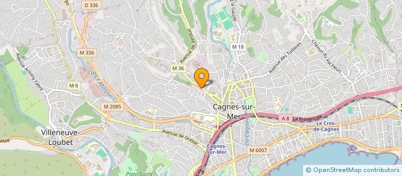 localisation de l'entreprise MADAME CAMILLE STEICHEN E I à CAGNES-SUR-MER