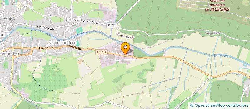 localisation de l'entreprise MADAME CAMILLE STEINMETZ  NIEDERMODERN