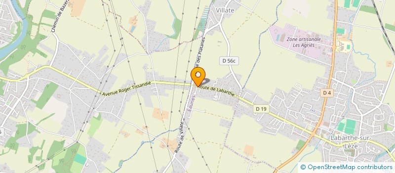 localisation de l'entreprise MADAME CAMILLE SUBRA  LABARTHE-SUR-LEZE