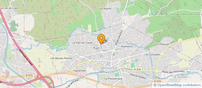 localisation de l'entreprise MADAME CAMILLE SURGERS  PELISSANNE