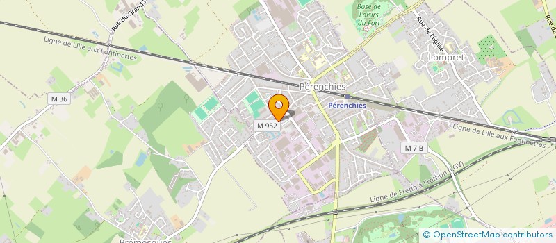 localisation de l'entreprise MADAME CAMILLE TAHON  PERENCHIES