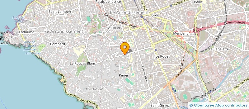 localisation de l'entreprise MADAME CAMILLE TALLET  MARSEILLE