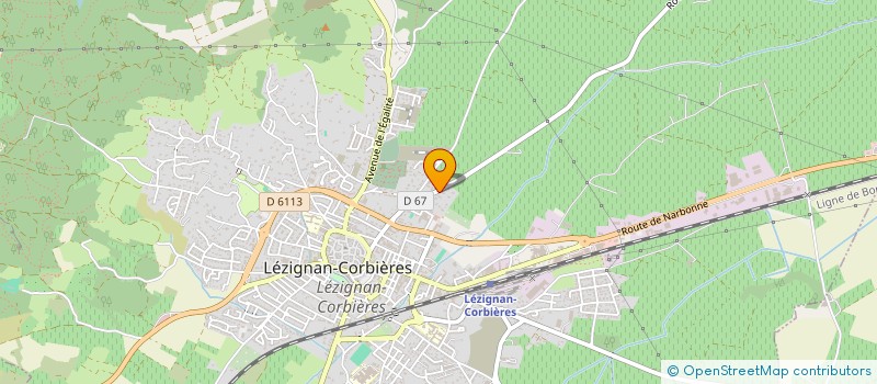 localisation de l'entreprise MADAME CAMILLE TARREGA  LEZIGNAN-CORBIERES