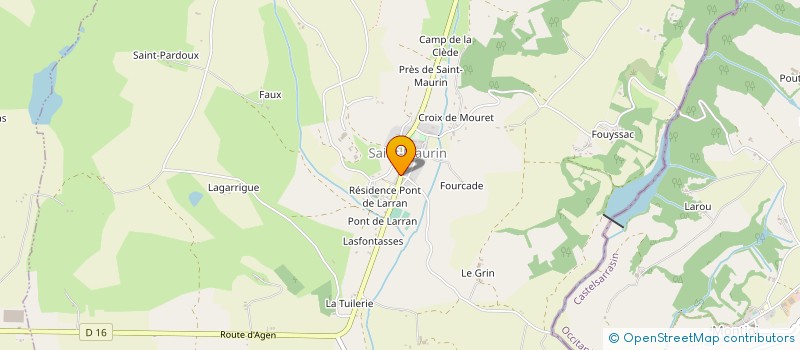 localisation de l'entreprise MADAME CAMILLE TASSO à LAYRAC