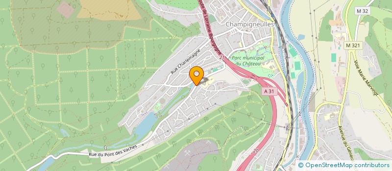 localisation de l'entreprise MADAME CAMILLE TAUREL  CHAMPIGNEULLES