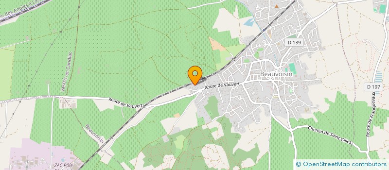 localisation de l'entreprise MADAME CAMILLE TERRAT  BEAUVOISIN