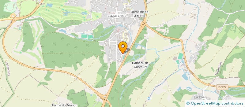 localisation de l'entreprise MADAME CAMILLE TESSIER  LUZARCHES