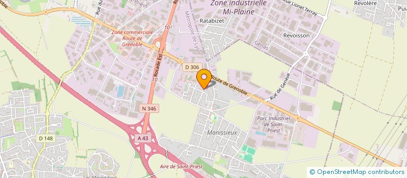 localisation de l'entreprise MADAME CAMILLE TESSIEUX  SAINT-PRIEST