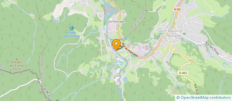 localisation de l'entreprise MADAME CAMILLE TESTON  SAINT-MAURICE-SUR-MOSELLE