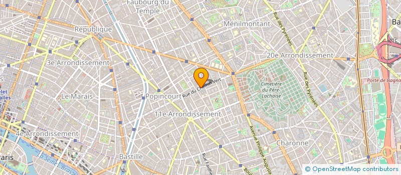 localisation de l'entreprise MADAME CAMILLE TEYCHENEY  PARIS