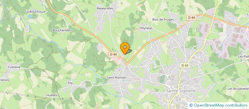 localisation de l'entreprise MADAME CAMILLE TEYSSIER  SAINTE-SIGOLENE