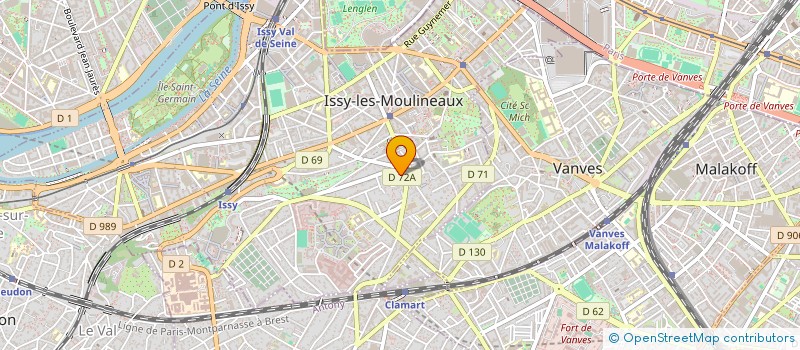 localisation de l'entreprise MADAME CAMILLE THAURON à ISSY-LES-MOULINEAUX