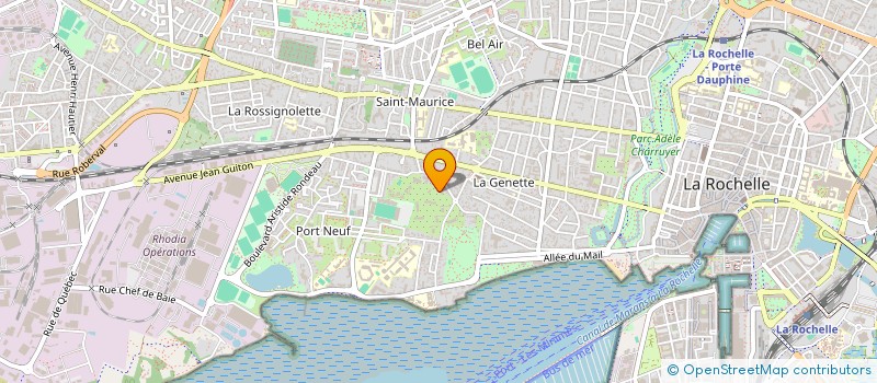 localisation de l'entreprise MADAME CAMILLE THEPOT  LA ROCHELLE