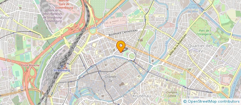 localisation de l'entreprise MADAME CAMILLE THEREAU à STRASBOURG