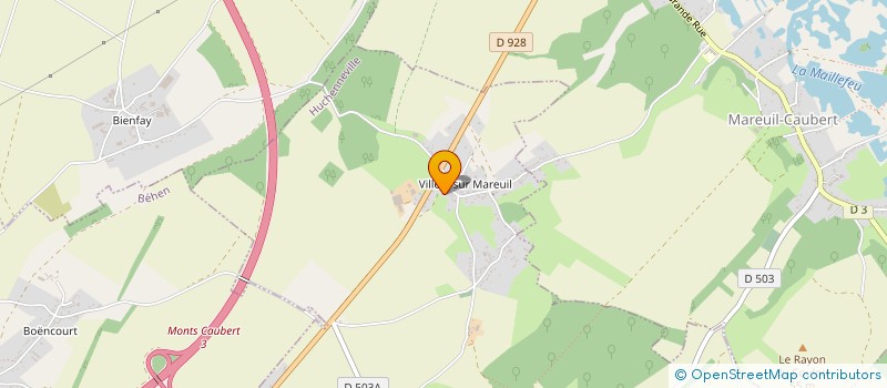 localisation de l'entreprise MADAME CAMILLE THERY  BELLANCOURT