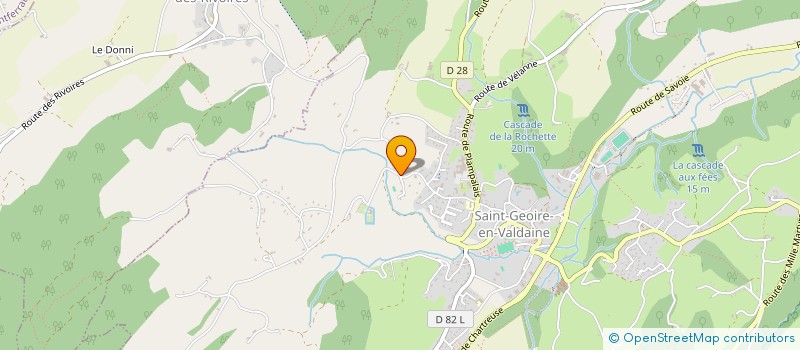 localisation de l'entreprise MADAME CAMILLE THEVENET  SAINT-GEOIRE-EN-VALDAINE