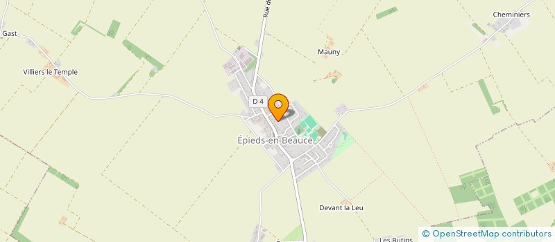 localisation de l'entreprise MADAME CAMILLE THIBAULT  EPIEDS-EN-BEAUCE