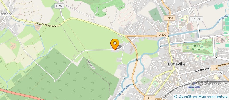 localisation de l'entreprise MADAME CAMILLE THIERY  LUNEVILLE