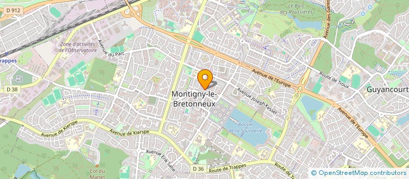 localisation de l'entreprise MADAME CAMILLE THINNES  MONTIGNY-LE-BRETONNEUX