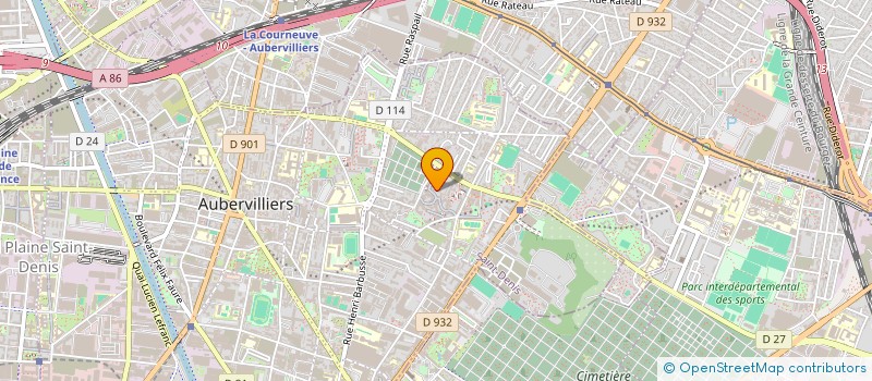 localisation de l'entreprise MADAME CAMILLE THIPHAINE RALITE à AUBERVILLIERS