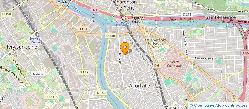 localisation de l'entreprise MADAME CAMILLE THIREAU à ALFORTVILLE