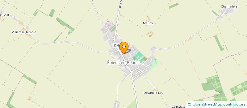 localisation de l'entreprise MADAME CAMILLE THOMAS à EPIEDS-EN-BEAUCE