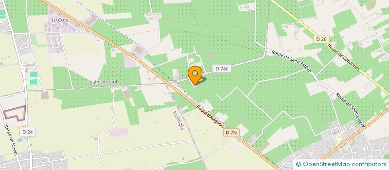 localisation de l'entreprise MADAME CAMILLE THOMAS  PLAN-D'ORGON