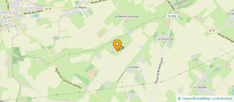 localisation de l'entreprise MADAME CAMILLE THOMAS à CAHAGNES