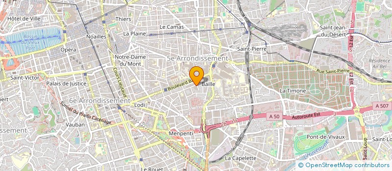 localisation de l'entreprise MADAME CAMILLE THOMMEREL à MARSEILLE