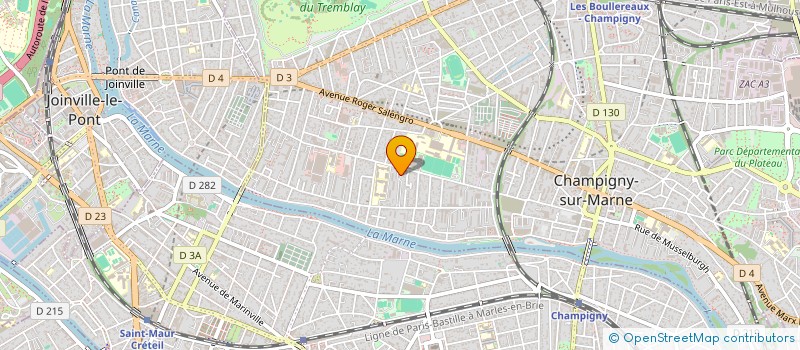 localisation de l'entreprise MADAME CAMILLE THOORENS à CHAMPIGNY-SUR-MARNE