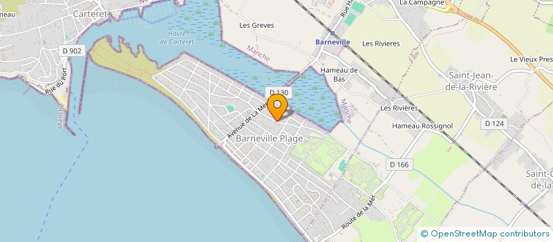 localisation de l'entreprise MADAME CAMILLE THUILLIER  BARNEVILLE-CARTERET