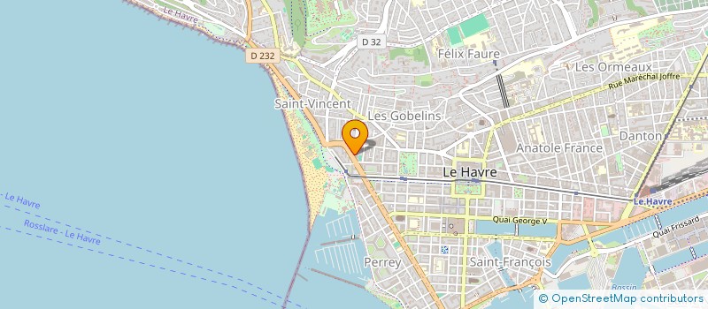 localisation de l'entreprise MADAME CAMILLE TINEL  LE HAVRE