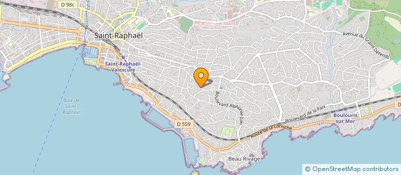 localisation de l'entreprise MADAME CAMILLE TISCH à SAINT-RAPHAEL