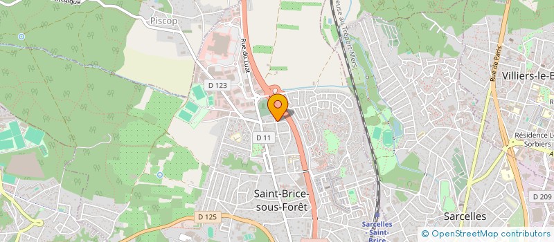 localisation de l'entreprise MADAME CAMILLE TOCQUEVILLE  SAINT-BRICE-SOUS-FORET