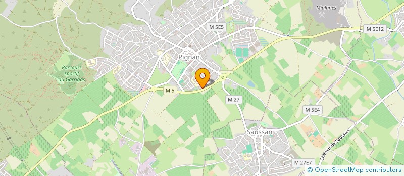localisation de l'entreprise MADAME CAMILLE TOMAS à PIGNAN