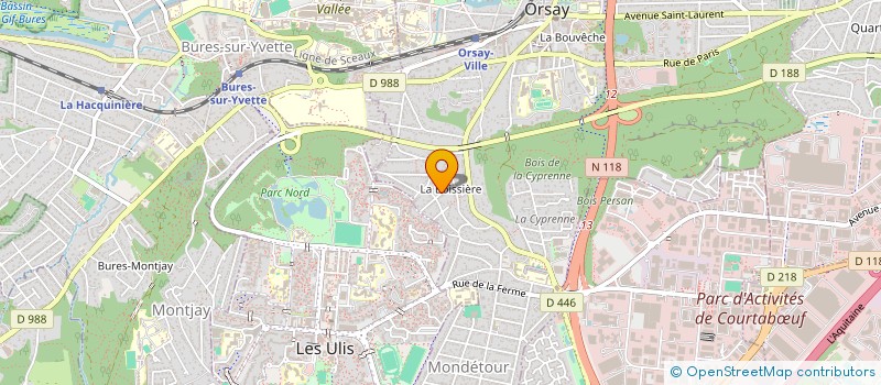 localisation de l'entreprise MADAME CAMILLE TONDON  ORSAY