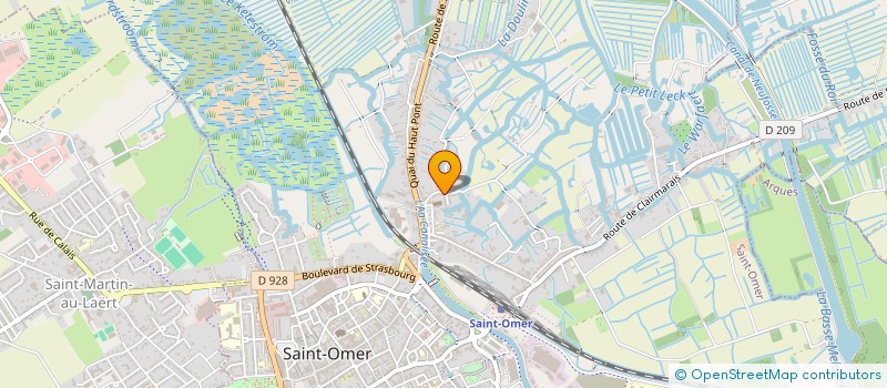 localisation de l'entreprise MADAME CAMILLE TOP  SAINT-OMER