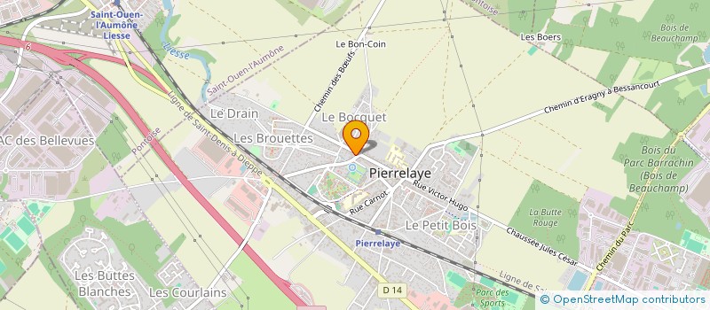 localisation de l'entreprise MADAME CAMILLE TOSCANI  PIERRELAYE